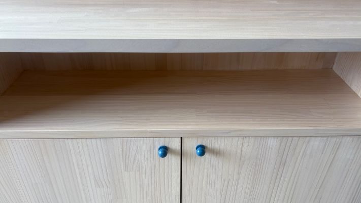 ジャストサイズ収納、1cm毎のフリー寸法家具